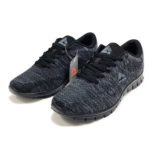 RBX STRIDE MEN'S ATHLETIC SHOES BLACK Size 12